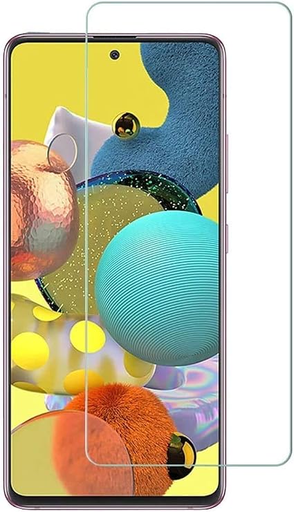 Screen Protector For Samsung Galaxy A51 5G, Tempered Glass Protector (Easy Installation) Anti Scratch Protector