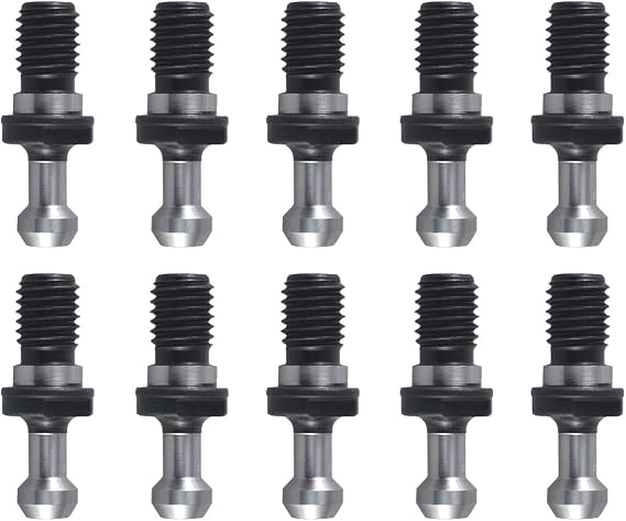 HGC 10pcs BT30 45 Degree Pull Stud Retention Knob CNC Milling Tool Holder