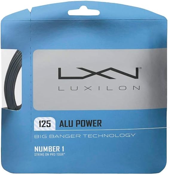 Luxilon ALU Power, Feel, Rough, Soft, Spin, Tennis String Set (ALU Power [1 Set])