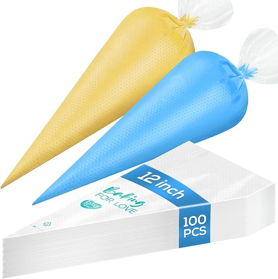 100PCS 12 Inch Disposable Anti Burst Thick Piping Bags