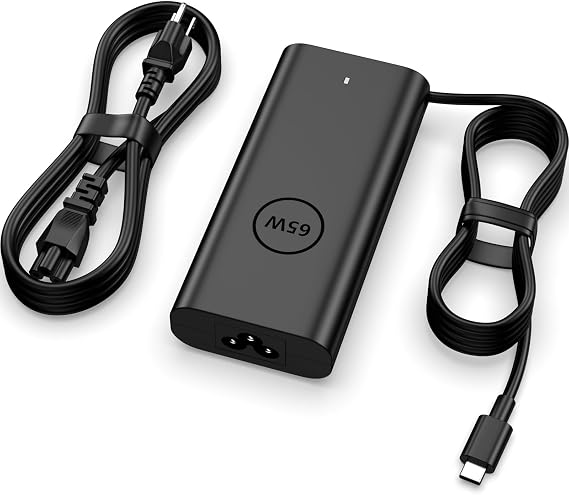 65W New AI Laptop USB C Charger Compatible with Dell Pro 14 16 Plus | for DB16250 DB14250 DB16255 DB04250 DB06250, for PB14250 PB16250 PC14250 PC16250, Type C Fast Charging, Laptop Power Cord