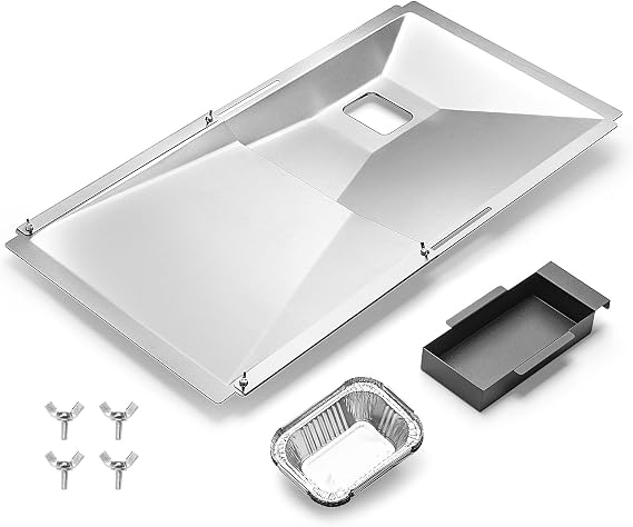 Adjustable Grease Tray with Drip Tray Suitable for Nexgrill,Expert Grill
