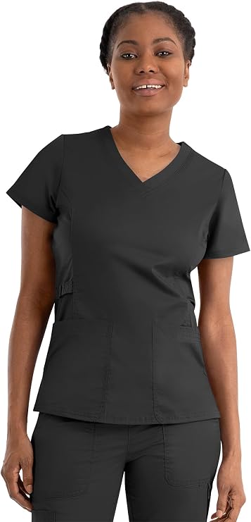Maevn Ladies Basic V-Neck Top