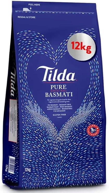 Tilda Pure Basmati Rice, 12kg