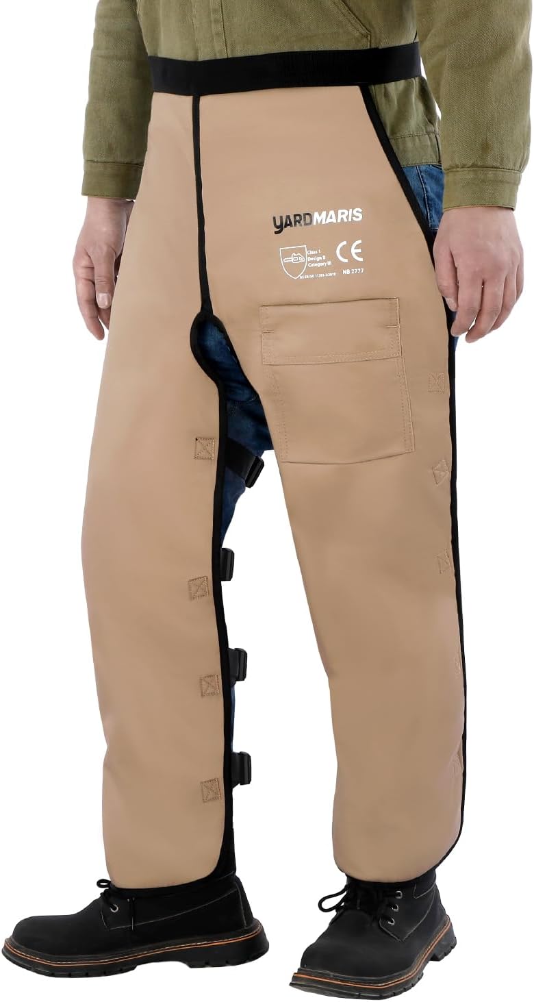 Chainsaw Chaps - Protective Chainsaw Apron, Adjustable Chainsaw Chaps for Men/Women,Available in Two Sizes(35.4/39.4"),Forest Protective Gear,Clothing Safety Trousers