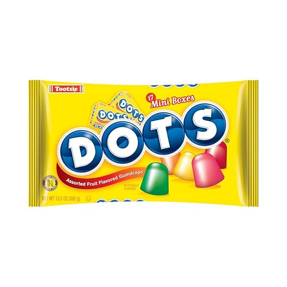 DOTS Gummy Candy, Original Flavors, 17 Count Mini Boxes