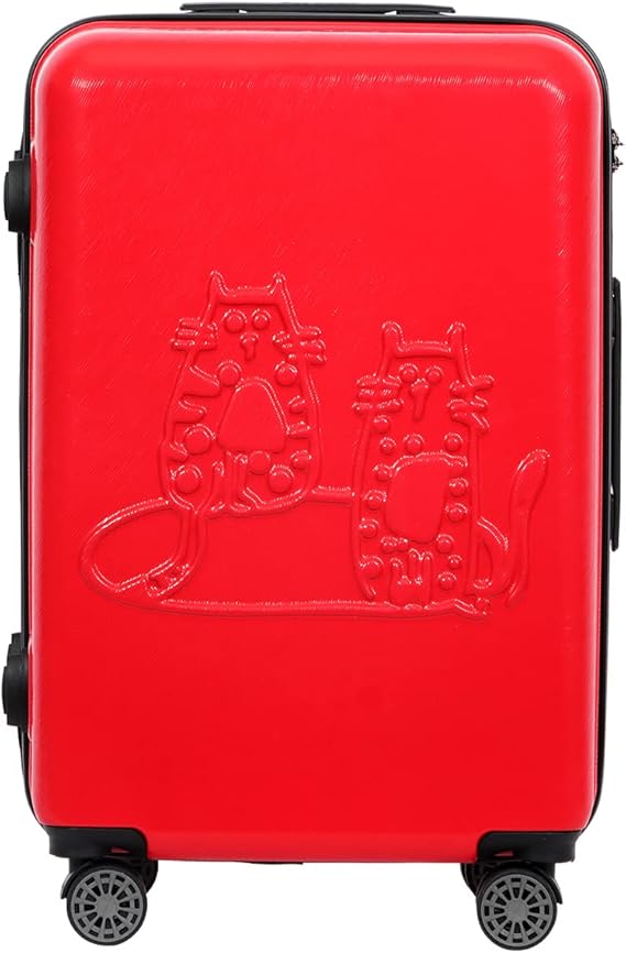Biggdesign Cats Red Oversized 28' Suitcase