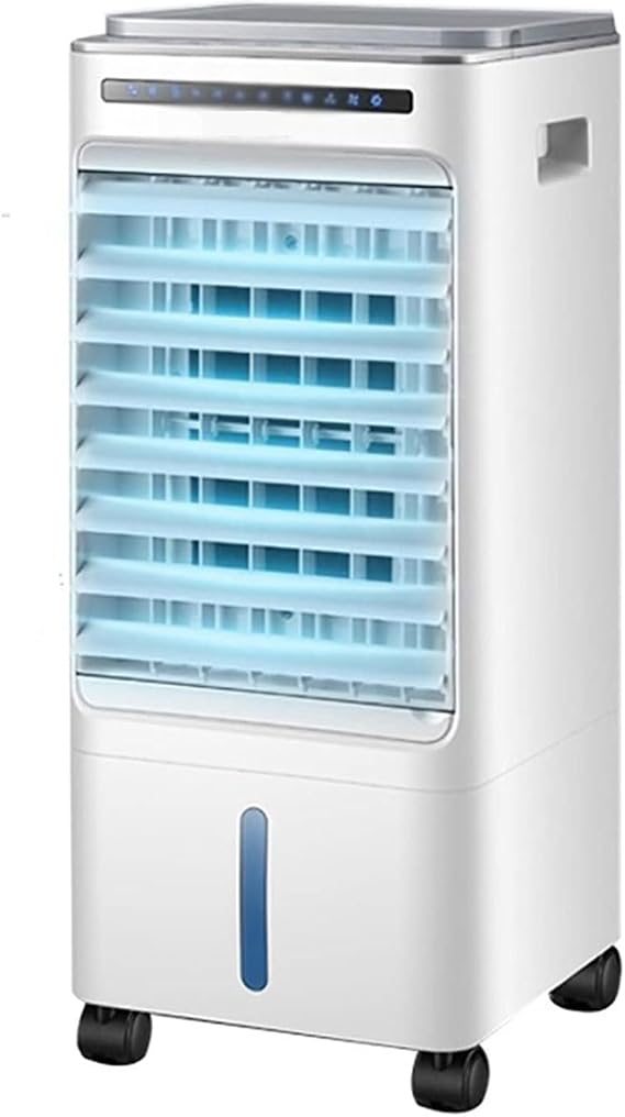 Portable Air Conditioner 3-IN-1 Ultra-Quiet Design Portable AC Unit Cooling Fan with 3 Speeds 60°Auto Oscillation 7H Timer 4 Ice Box Evaporative Air Cooler for Home Office Bedroom Camping