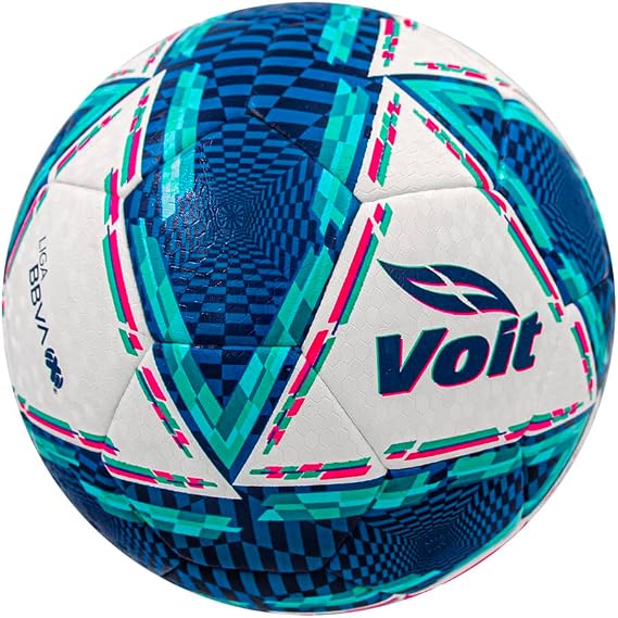 Voit Morph Liga MX BBVA Official Soccer Ball, Size 5, Textured Polyurethane, Hybrid Technology, 32-Panel, Moisture-Resistant