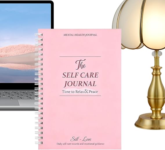Wellness Journal - Wellness Guide Smooth Writing,Self Improvement Daily Workbook,for Improvement Productivity Gratitude Affirmation Meditation Women Adult Girls