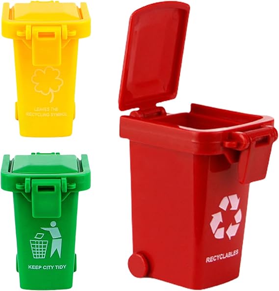 Toy Trash Can Waste Bucket Storage Holder