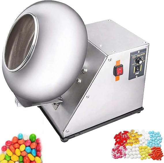 Table Top Small Commercial Mini Chocolate Panning Machine,Automatic Tablet Coating Machine,Chocolate Coating Machine,Sugar Coating Pan,Coater,Peanut Nut Coating Machine