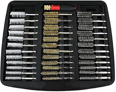 IPA Tools - 36Pc Bore Brush Set W/ 1/4 Driver Handle (8001D), One Size