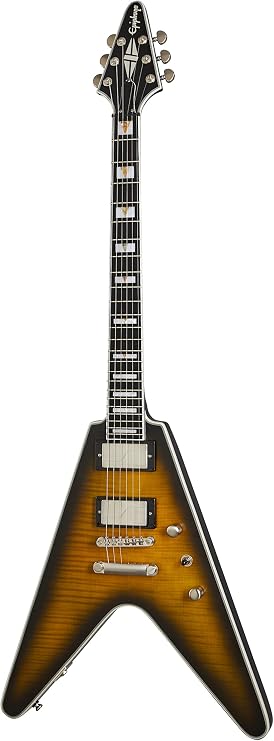 Epiphone Flying V Prophecy, Yellow Tiger Aged Gloss