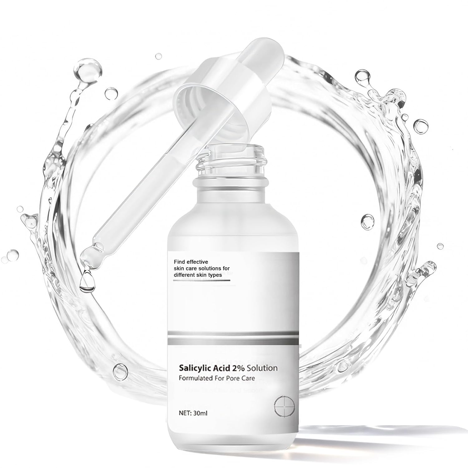 Salicylic Acid Serum 2% Salicylic Acid Solution Face Serum with Salicylic Acid 2% Pores Reducing and Improving Rough Skin Texture 30 ml