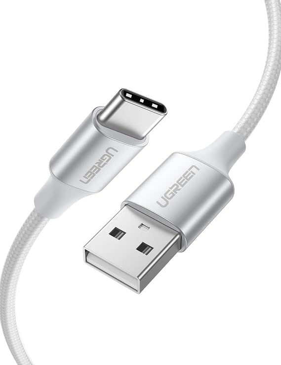 Ugreen Braided USB Type-C Charging and Data Cable, 50 cm