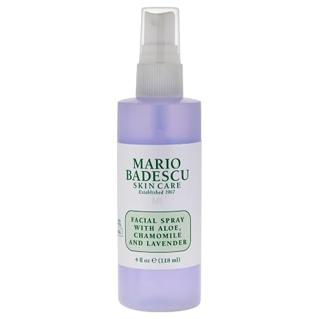 Mario Badescu Facial Spray with Aloe, Chamomile and Lavender for All Skin Types | Face Mist that Hydrates and Restores Balance & Brightness