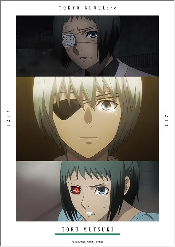 TV Anime Tokyo Ghoul re June Toru Scene A3 Matte Poster