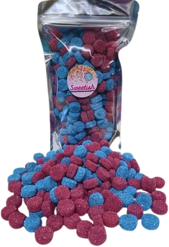 Jelly Spogs Sweets - 1 Kg Bulk Pack - Assorted Sweet Pick and Mix for Parties, Gifts, and Sharing in Resealable Pouch By Sweetish