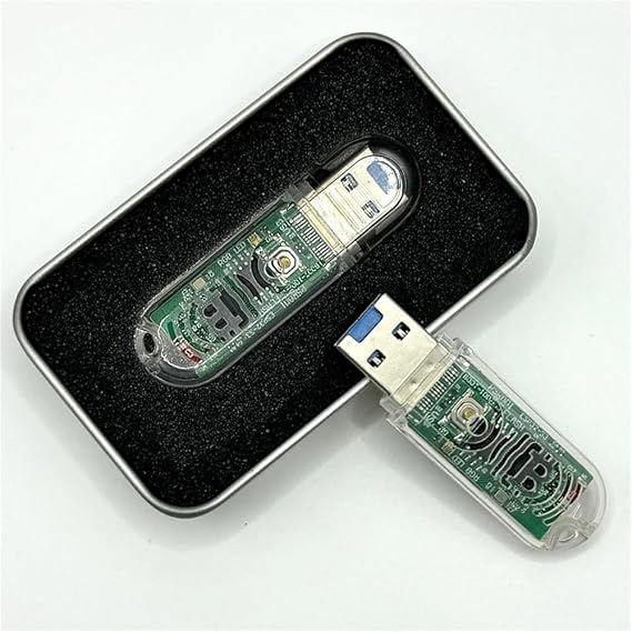 USB Bitcoin Miner Mini Solo Miner LV03 Asic Algorithm Lottery Crypto Miner 2.4G WiFi 74KH 1W with Display Compact Portable Bitcoins Mining Stick Cryptocurrency Silent (1pcs)