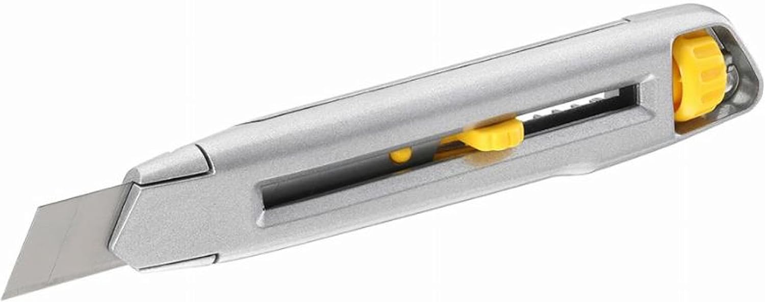 Stanley 0-10-018 Snap Off Blade Knife,18 mm, Black