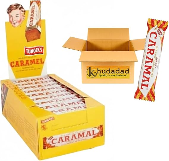 Tunuck Variety Bundle with Chocolate Caramel Wafer Biscuits for Snacking, Sharing, Parties and Gifting (Caramel Wafer Gaint bar Box 36x 37g)