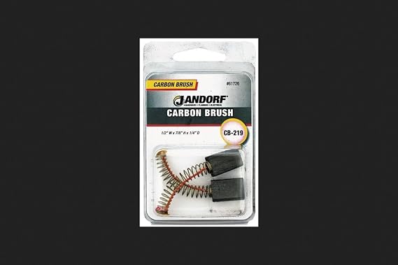 61726 Jandorf CB219 Motor Brush, 7/8 In L, Carbon