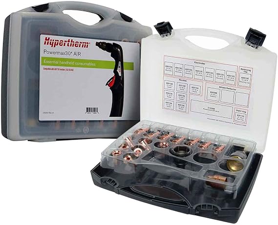 Hypertherm 851462 Consumable Kit, Powermax30 AIR Essential Handheld, 30 A, Cutting