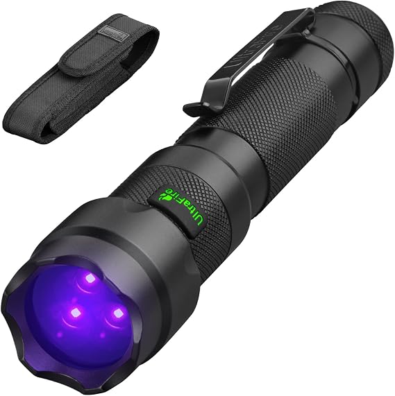 ULTRAFIRE Rechargeable 365nm UV Flashlight for Resin Curing UV Light