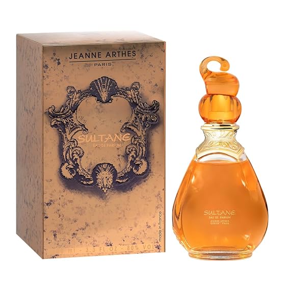 Jeanne Arthes - Sultane Eau De Parfum - Spray Perfume for Women - Floral Scent - Notes of Bergamot, Blackcurrant- Made in France - 3.38 fl.oz