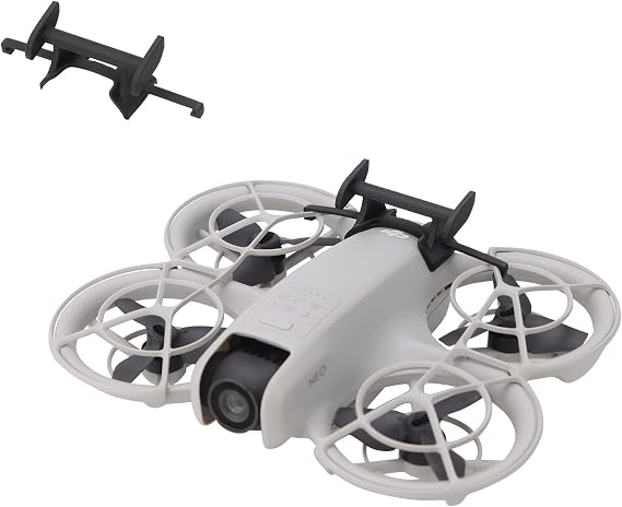 Drone Flight Tail for DJI Neo, Reduced Drag Airflow Tail Fixed Mount Drone Accessory (Black)