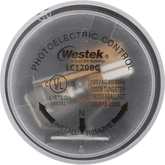Westek LC120BC-4 Outdoor Dusk to Dawn Twist Lock Light Control