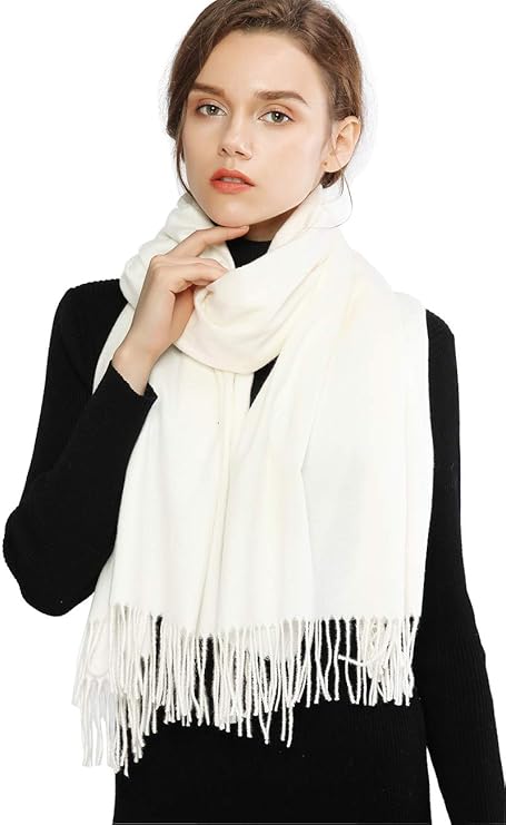 RIIQIICHY Scarfs for Women Fall Winter Pashmina Shawls and Wraps for Evening Dresses Wedding Shawl Blanket Scarves