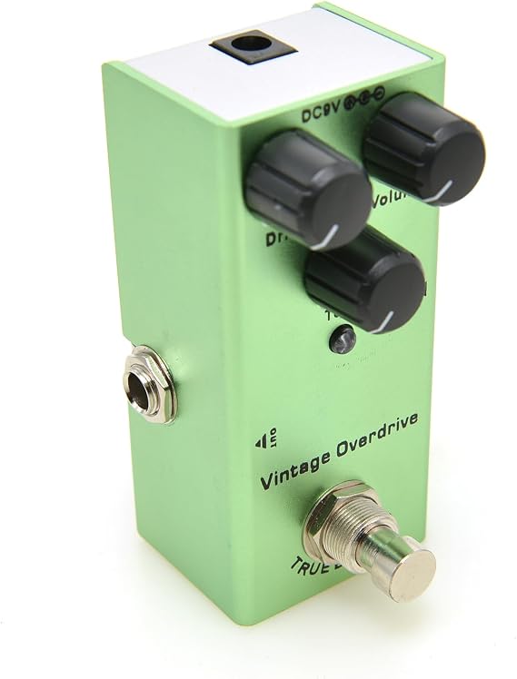 Electric Guitar Effects Pedal Mini Single Type DC 9V True Bypass (Vintage Overdrive)