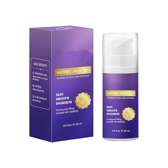 Instant Face Lift Cream - Temporary Tightening Formula for Face & Neck | Visibly Smooths Skin Texture, Improves Look of Wrinkles & Fine Lines | 1.01 fl oz / 60 ml