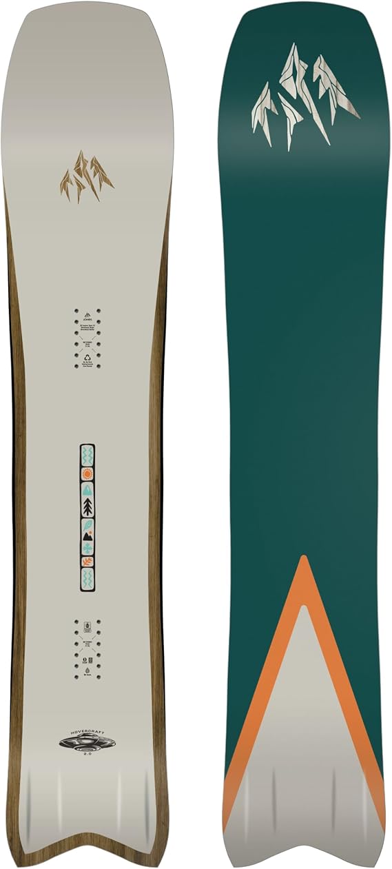 JONES - Hovercraft 2.0 Men's Snowboard Freeride Powder Directional Camber Medium-Stiff Flex All-Mountain
