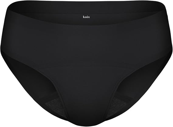 KNIX Super Leakproof No-Show Bikini Period Underwear Heavy Flow, Reusable Absorbent Menstrual & Incontinence Panties