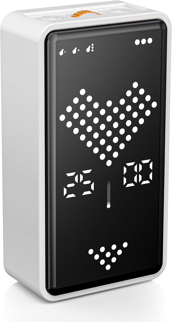 Visual Timer, Rechargeable Digital Hourglass Timer with LED Display