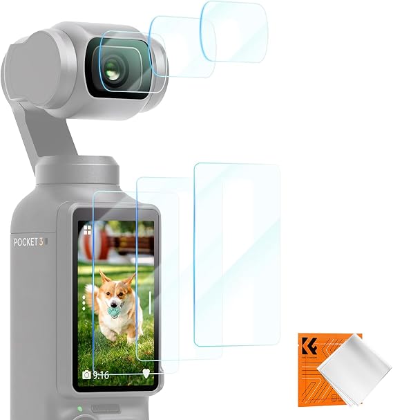 K&F CONCEPT 6PCS Lens Screen Protector for DJI Osmo Pocket 4/3