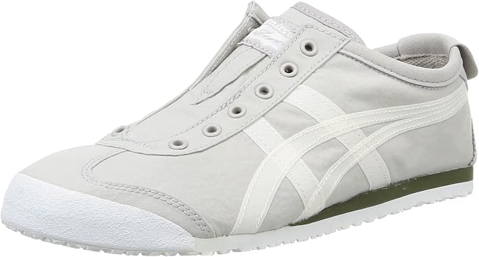 Onitsuka Tiger Mexico 66 Slip-ON Sneakers, Oyster Grey/White, 24.5 cm