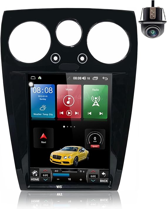 12.1" Car Radio for Bentley Continental GT Flying Spur 2005-2012
