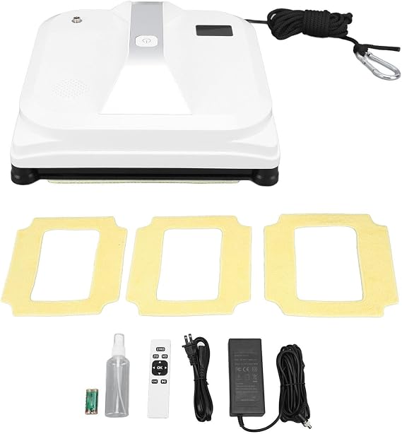 ZJchao Robot Vacuum, 2800pa Strong Suction Remote Control Smart Window Glass Cleaner Window Cleaning Robot Ai Robot Automatic Window Cleaner Smart Glass Cleaning Robot Automatic Window