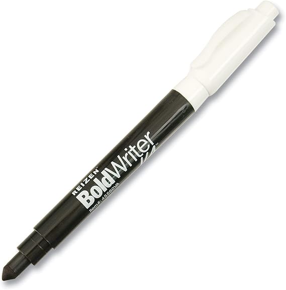 Reizen BoldWriter VA Pen - Variable-Tip Easy-to-See Bold-Point - Black
