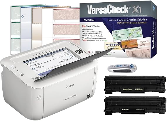 VersaCheck M15 MXD MICR Check Printer and VersaCheck X1 Platinum Check Printing Software Bundle