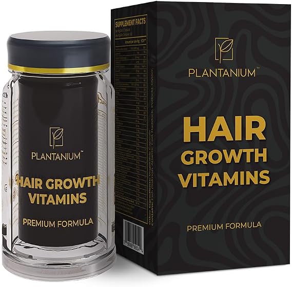 Hair Growth Vitamins for Women & Men Hair Vitamins for Faster Hair Growth, Thicker Hair Growth & Daily Support with Essential Nutrients.