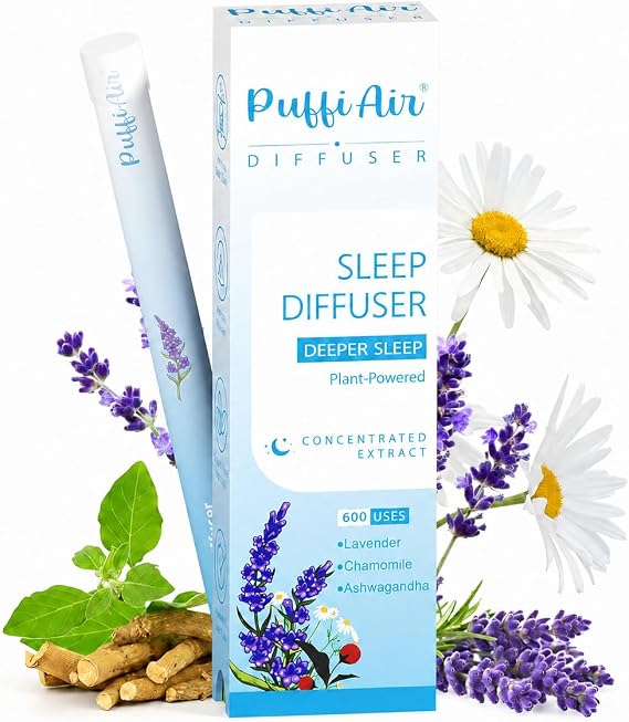 Puffiair Herbal Diffuser Pen, Lavender Flavoured Air Inhaler