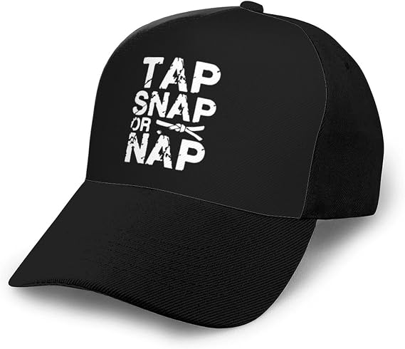 Tap Snap Or Nap Trucker Hat for Men Women - Outdoors Baseball Snapback Cap