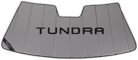 Covercraft UVS100 Custom Windshield Sunscreen with Tundra Logo for 2022-2026 Toyota Tundra