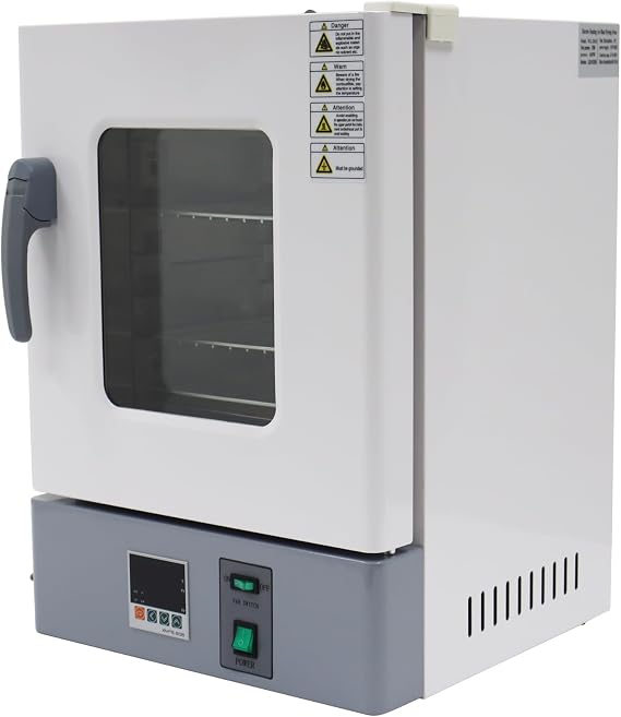 Digital Forced Air Drying Oven 110V, Stainless Steel Chamber