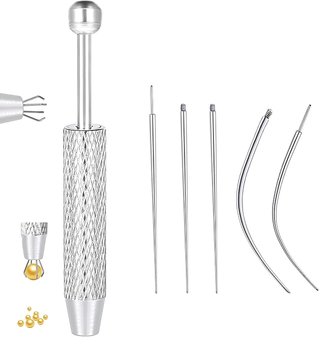 BACUTHY 16G 18G Piercing Taper Ball Grabber Tool for Changing Jewelry
